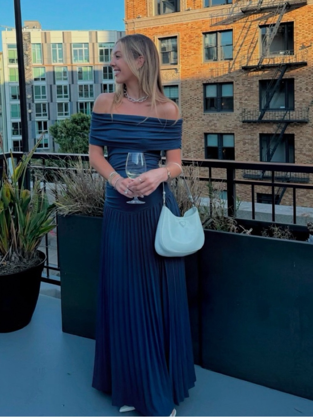 Lioness Field of Dreams Dress in Navy